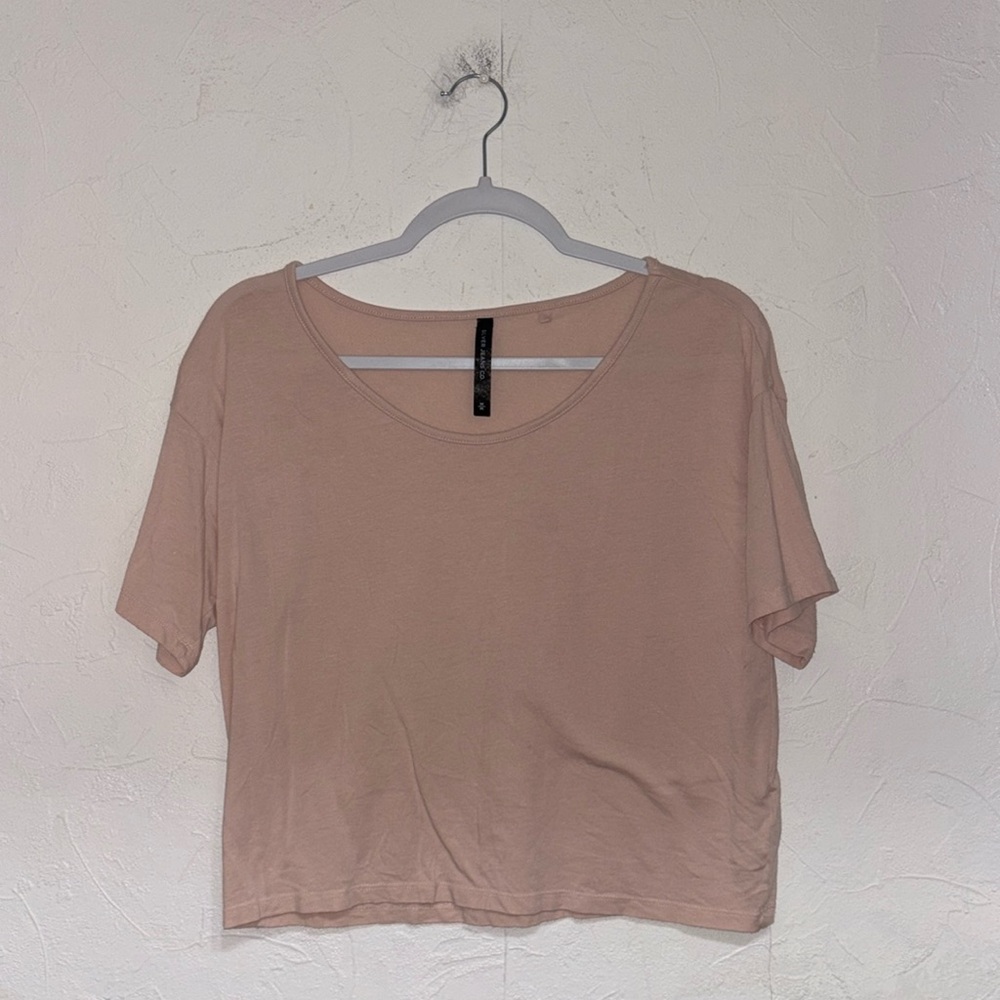 Silver Jeans | Pink Crop T-Shirt